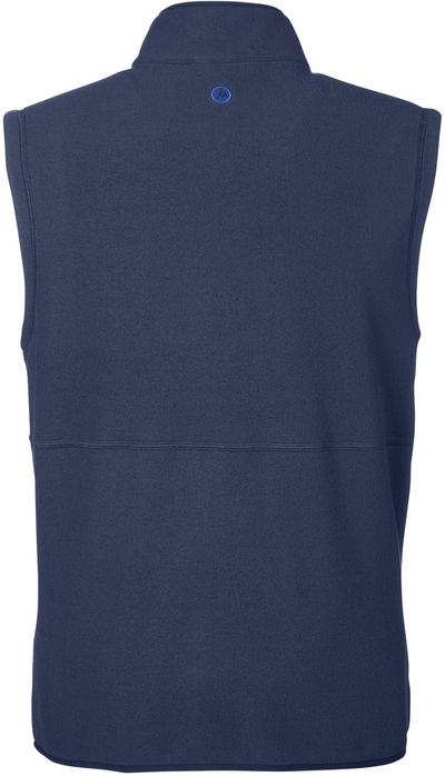 Am image of a Custom Marmot Mens M2 Rocklin Vest in Arctic Navy!