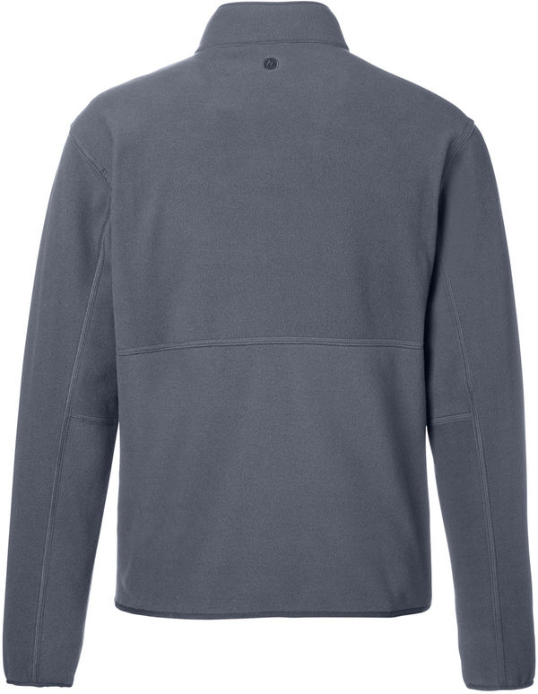 Am image of a Custom Marmot Mens Rocklin Half Zip Jacket in Steel Onyx!