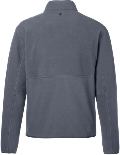 Am image of a Custom Marmot Mens Rocklin Half Zip Jacket in Steel Onyx!