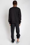 Am image of a Custom Made Blanks Varsity Crewneck in Phantom Black!