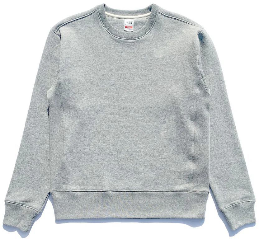Made Blanks Varsity Crewneck in Heather Grey