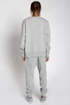 Am image of a Custom Made Blanks Varsity Crewneck in Heather Grey!