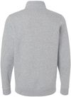 An image of a Custom Men's Icon Fleece Quarter Zip Pullover in Mod Grey Light Heather/White!