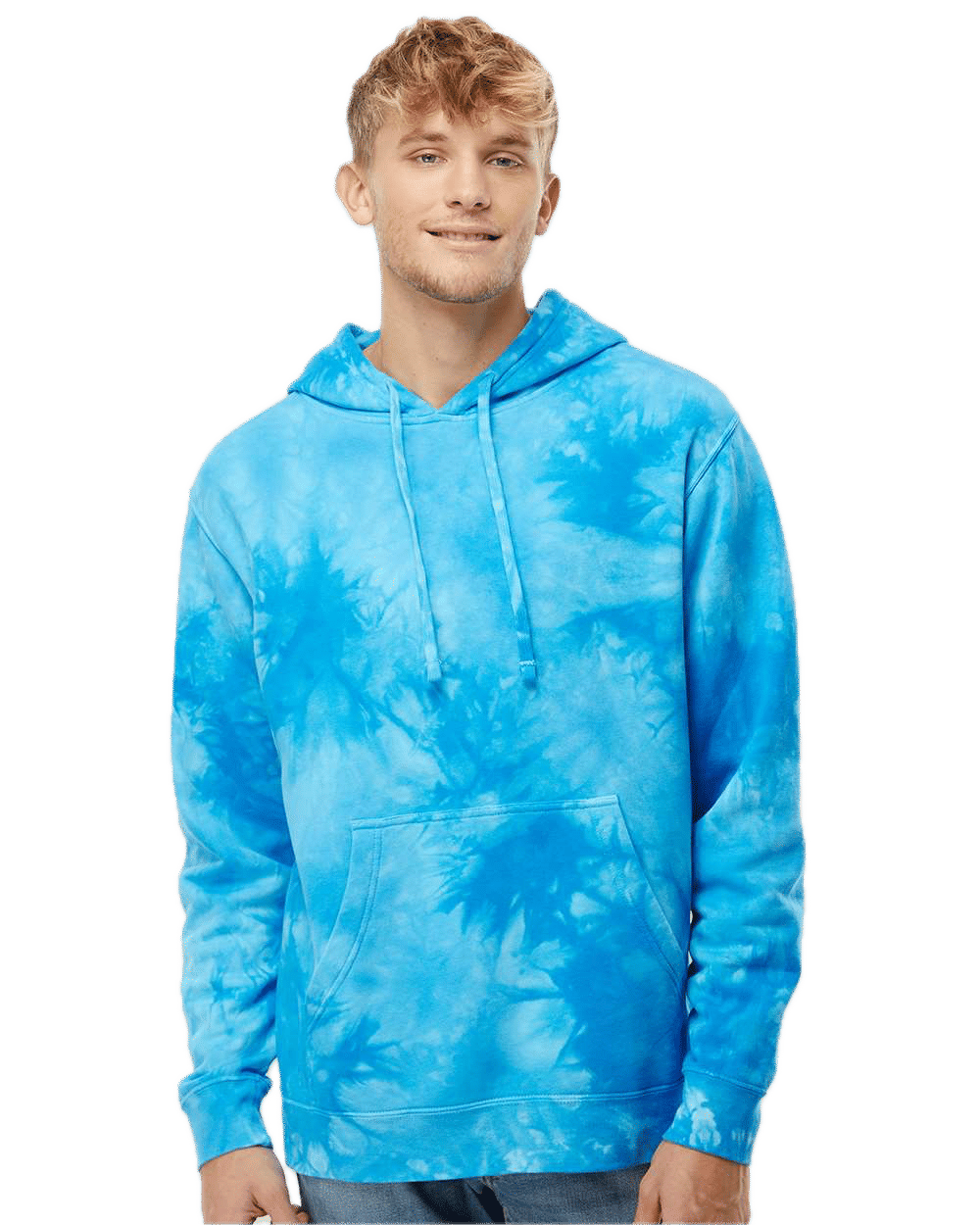 Midweight Tie Dyed Hooded Sweatshirt