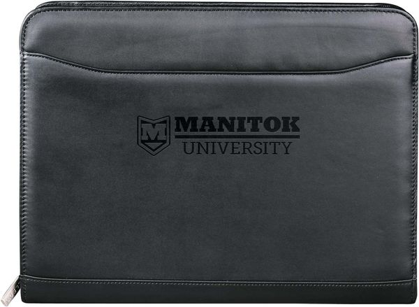 An image of a Custom Millennium Leather Zippered Padfolio!