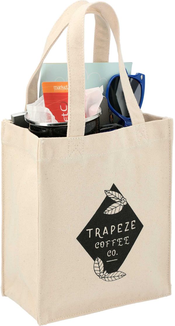 An image of a Custom Mini 10oz Cotton Gift Tote!