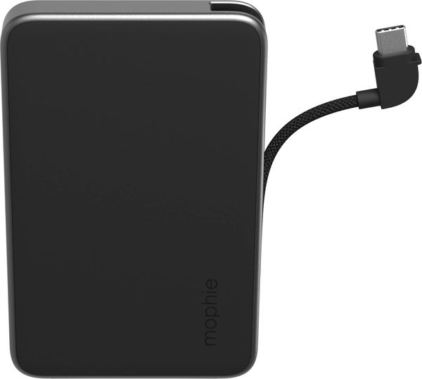 An image of a Custom Mophie Powerstation Mini 5k power Bank with Integrated Cable!