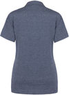 An image of a Custom Muskoka Trail Garment Co Fairway Ladies Poly Cotton Polo Shirt in Melange Navy!