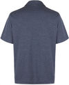 An image of a Custom Muskoka Trail Garment Co Fairway Mens Poly Cotton Polo Shirt in Melange Navy!