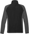 Am image of a Custom Stormtech Mens Impact Microfleece Jacket in BLACK / CARBON!