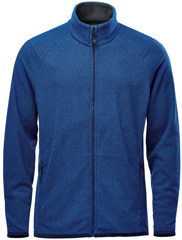 Am image of a Custom Stormtech Mens Novarra Full Zip Jacket in Classic Blue Stripe!