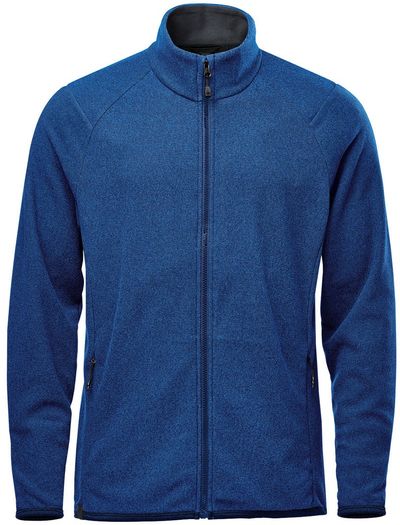 Am image of a Custom Stormtech Mens Novarra Full Zip Jacket in Classic Blue Stripe!