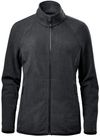 Am image of a Custom Stormtech Womens Novarra Full Zip Jacket in Carbon Stripe!