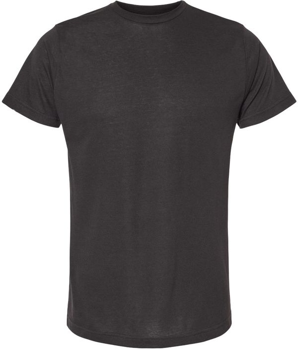 An image of a Custom M and O Mens Deluxe Blend T Shirt in Black!