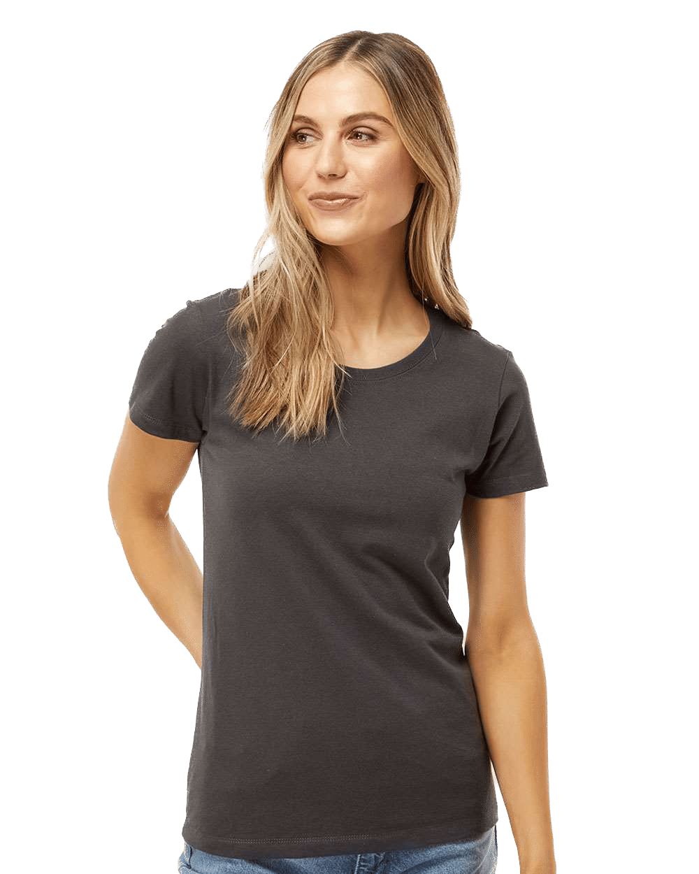 M and O Womens Gold Soft Touch TShirt
