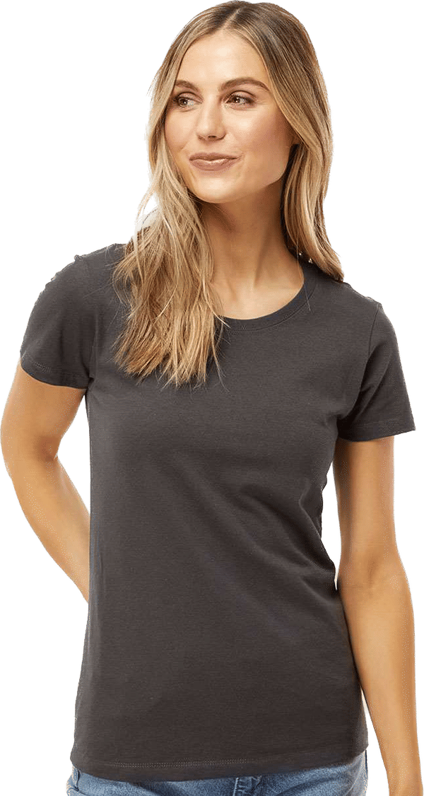An image of a Custom M and O Womens Gold Soft Touch TShirt!