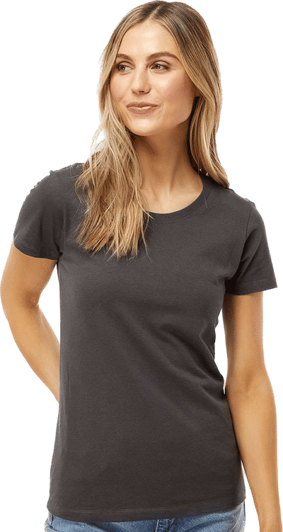 An image of a Custom M and O Womens Gold Soft Touch TShirt!