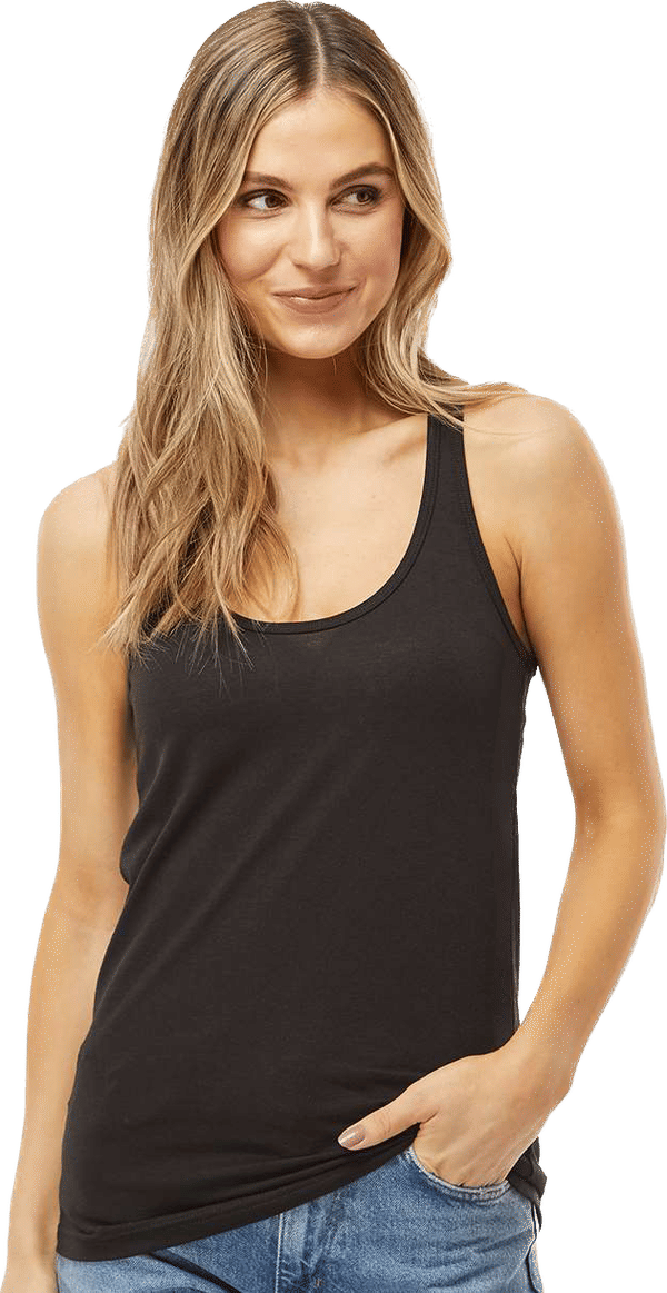 An image of a Custom M and O Womens Racerback Blend Tank!
