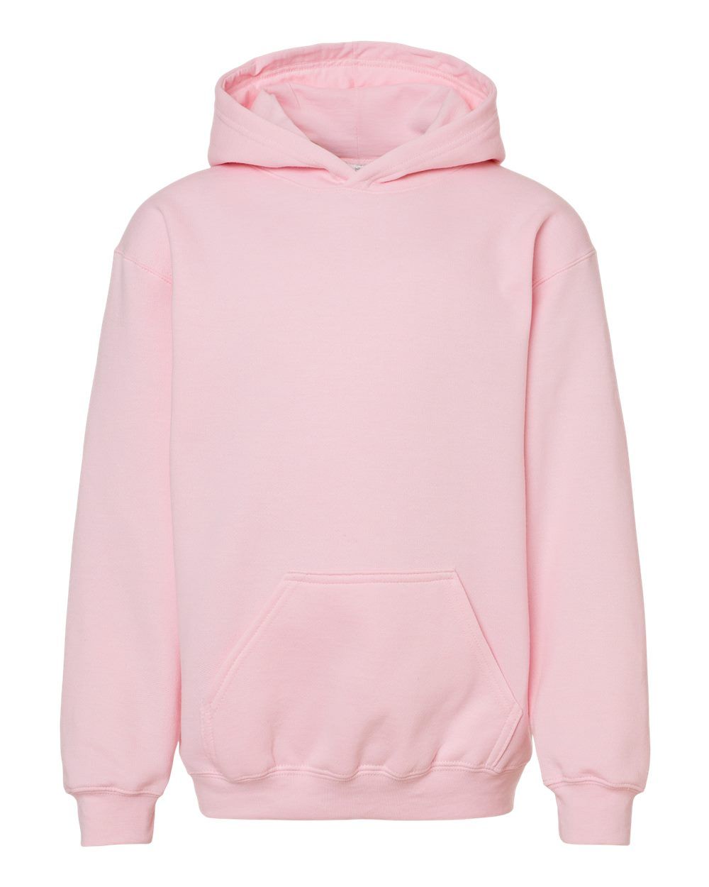 M and O Youth Fleece Pullover Hoodie in Light Pink