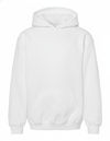 An image of a Custom M and O Youth Fleece Pullover Hoodie in White!
