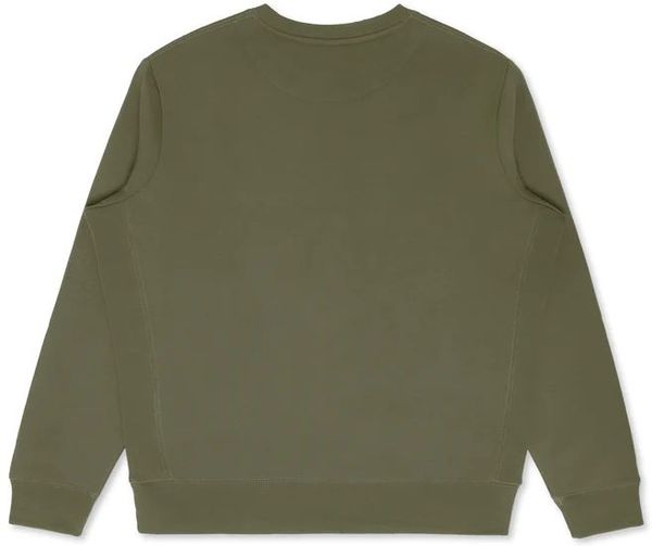 Am image of a Custom Original Favorites GOTS® Organic Cotton Crewneck Sweatshirt in Military Olive!