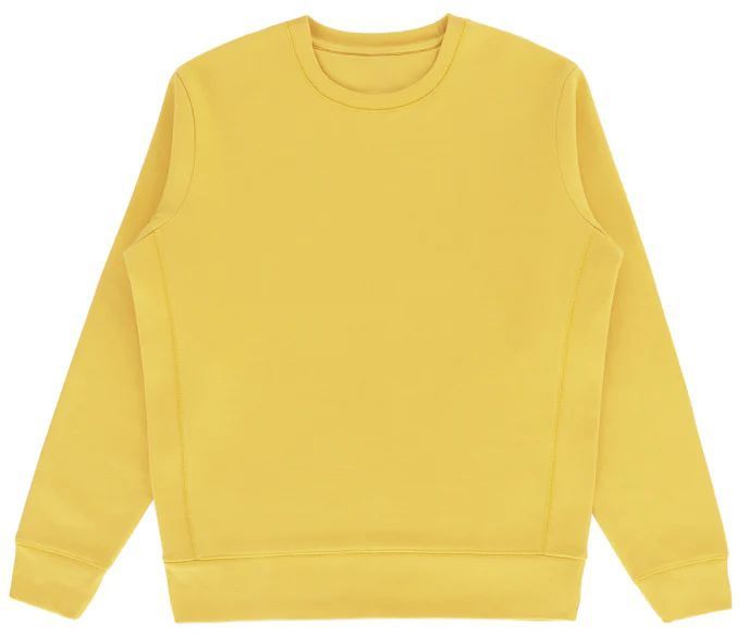 Original Favorites GOTS® Organic Cotton Crewneck Sweatshirt in Mustard