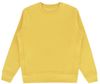Am image of a Custom Original Favorites GOTS® Organic Cotton Crewneck Sweatshirt in Mustard!
