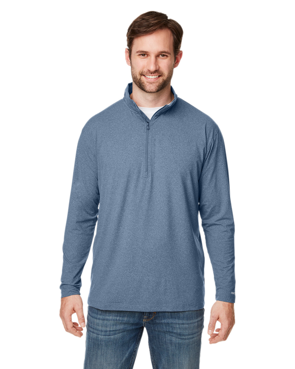 Nautica Mens Saltwater Quarter Zip Pullover