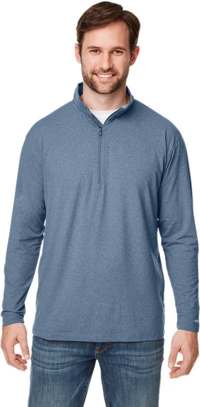 An image of a Custom Nautica Mens Saltwater Quarter Zip Pullover!