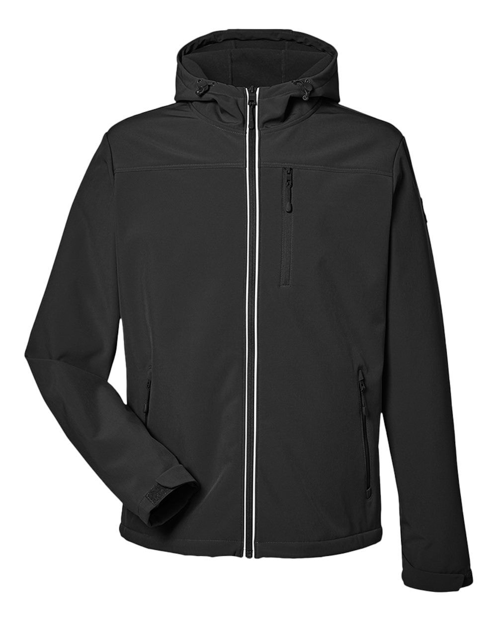 Nautica Mens Wavestorm Softshell Jacket in BLACK