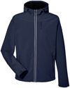 Am image of a Custom Nautica Mens Wavestorm Softshell Jacket in NAUTICA NAVY!