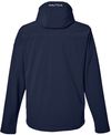 Am image of a Custom Nautica Mens Wavestorm Softshell Jacket in NAUTICA NAVY!
