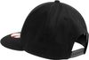 Am image of a Custom New Era Flat Bill Snapback Cap in Black!