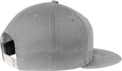 Am image of a Custom New Era Flat Bill Snapback Cap in Grey!