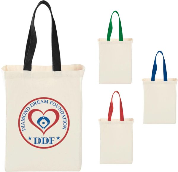 An image of a Custom Nebraska 5oz Cotton Canvas Grocery Tote!