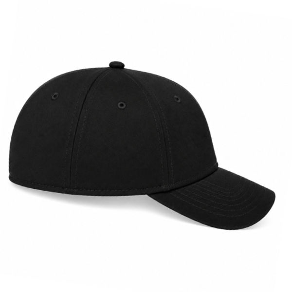 An image of a Custom New Era Adjustable Structured Cap in Flag Black!