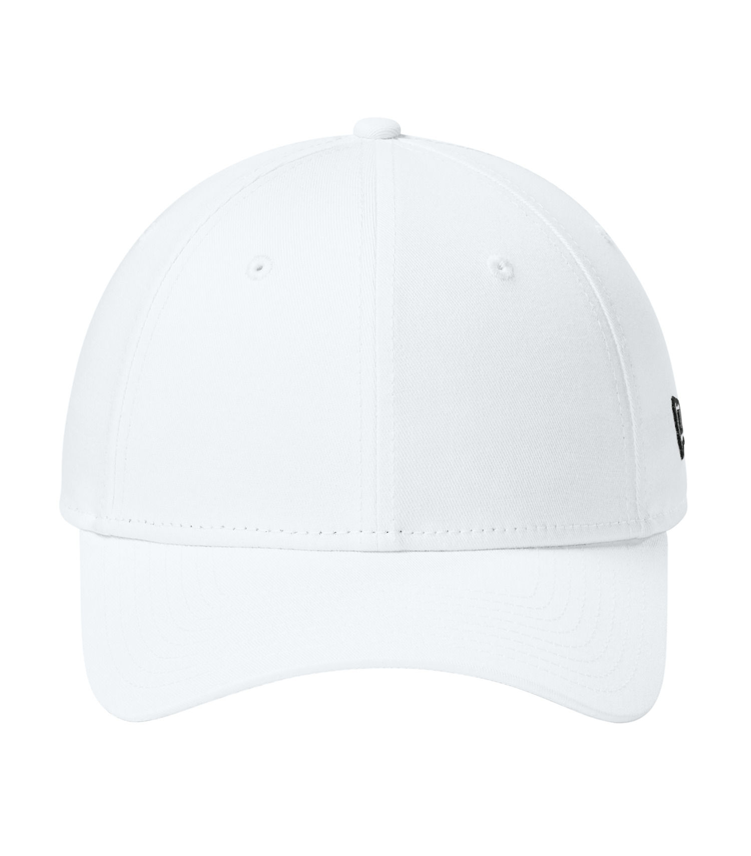 New Era Adjustable Structured Cap in Flag White