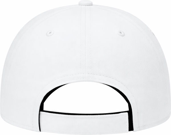 An image of a Custom New Era Adjustable Structured Cap in Flag White!