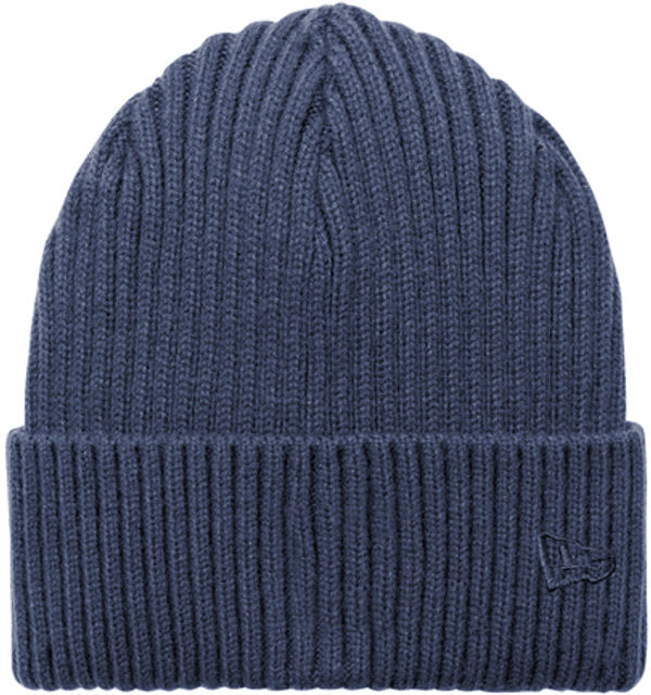 An image of a Custom New Era Core Classic Cuff Beanie in Deep Navy!