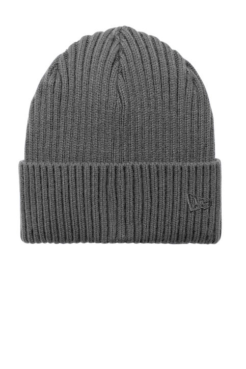 New Era Core Classic Cuff Beanie in Graphite