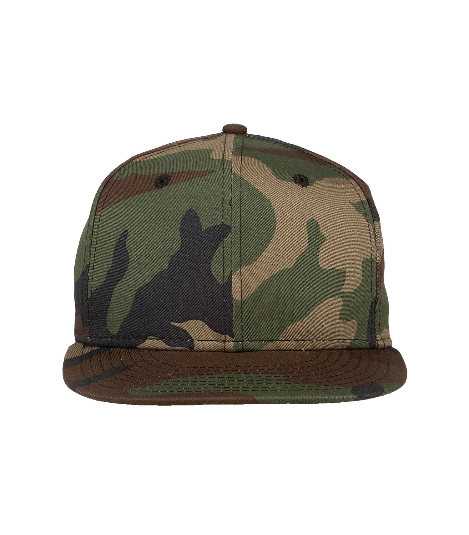 New Era Flat Bill Snapback Cap in Camo