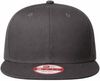 An image of a Custom New Era Flat Bill Snapback Cap in Charcoal!