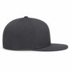An image of a Custom New Era Flat Bill Snapback Cap in Flag Charcoal!