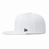 An image of a Custom New Era Flat Bill Snapback Cap in Flag White!
