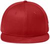An image of a Custom New Era Flat Bill Snapback Cap in Scarlet Red!