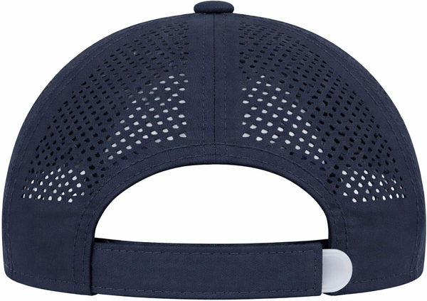 An image of a Custom New Era Perforated Performance Cap in Deep Navy!