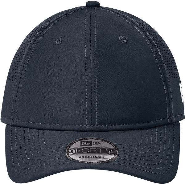 An image of a Custom New Era Perforated Performance Cap in Deep Navy!