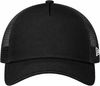 An image of a Custom NEW ERA SNAPBACK TRUCKER CAP in Black/Black!