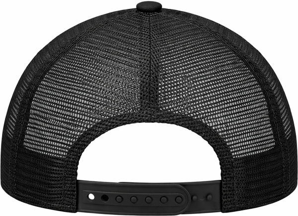 An image of a Custom NEW ERA SNAPBACK TRUCKER CAP in Black/Black!
