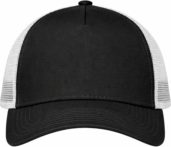 An image of a Custom NEW ERA SNAPBACK TRUCKER CAP in Black/White!